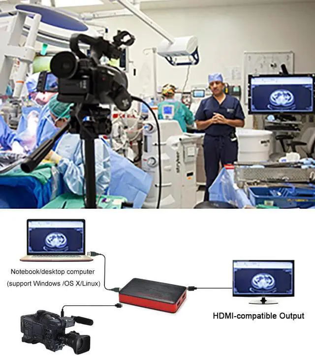 Alt view image 3 of 6 - EzCAP321C HDMI1.4 compatible UVC USB3.0 Game capture card ping Live StreamingRGB real color video format up to 1080p30