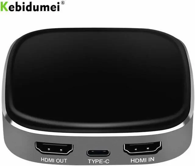 Alt view image 6 of 6 - USB Type C Video Capture 4K60fps Grabber Game & Video TV Tuner Cards HDMI-compatible Capture Device, Stream Live for Xbox