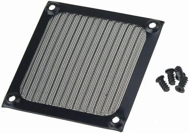 Main image of 5 Pcs 8CM 80mm Fan Filters Black Metal Dust Network Cooling Fan Dedicated Grille