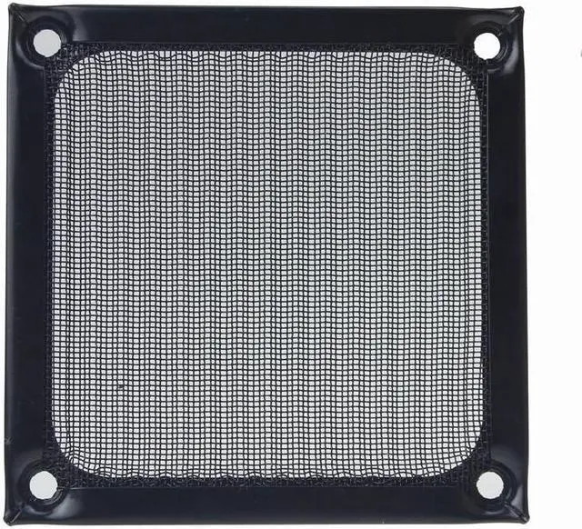 Alt view image 3 of 5 - 5 Pcs 8CM 80mm Fan Filters Black Metal Dust Network Cooling Fan Dedicated Grille
