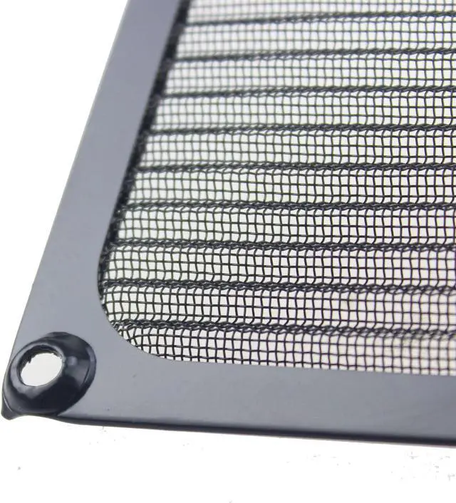 Alt view image 4 of 5 - 5 Pcs 8CM 80mm Fan Filters Black Metal Dust Network Cooling Fan Dedicated Grille
