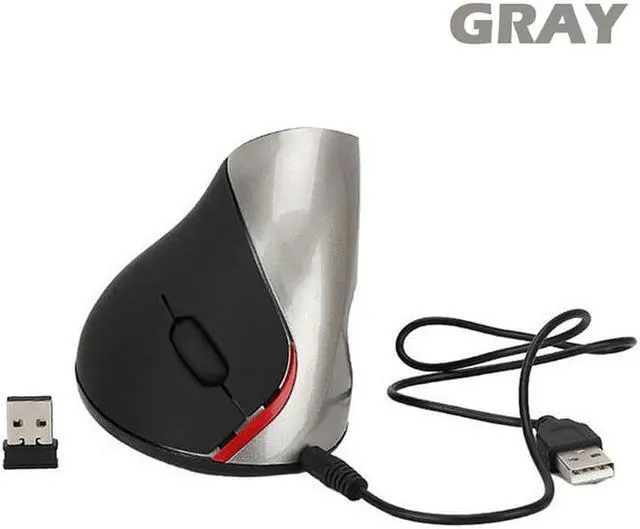 Main image of Vertical Wireless Mouse Ergonomic Optical Usb Rechargeable Computer Mice for Laptop PC