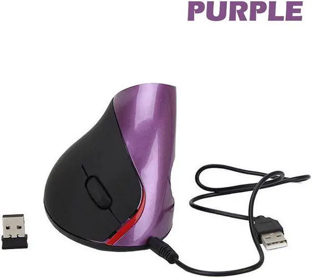 Main image of Vertical Wireless Mouse Ergonomic Optical Usb Rechargeable Computer Mice for Laptop PC