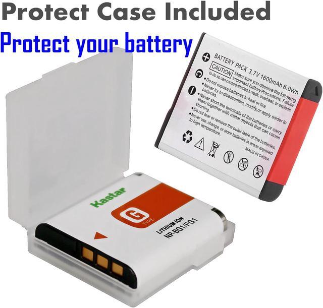 Alt view image 2 of 6 - Kastar 2-Pack Battery and AC Wall Charger Replacement for Sony Cyber-shot DSC-WX9, Cyber-shot DSC-WX10, Cyber-shot DSC-WX30, Cyber-shot DSC-WX50, Cyber-shot DSC-WX60, Cyber-shot DSC-WX70 Cameras