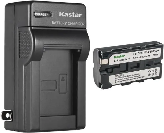 Main image of Kastar 1-Pack Battery and AC Wall Charger Replacement for Sony PLM-100 PLM-50 PLM-A35 PLM-A55 Q002-HDR1 UPX-2000 NEX-EA50M NEX-FS100 NEX-FS700R NEX-FS700RH FDR-AX1 PXW-Z100 PXW-Z150 CCD-RV100