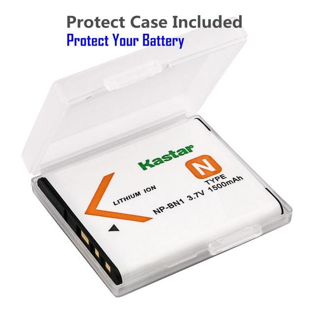 IROCCMIN 2-Pack NP-BN1 Battery,1600mAh For Sony NP-BN1 NPBN1 BC-CSN And