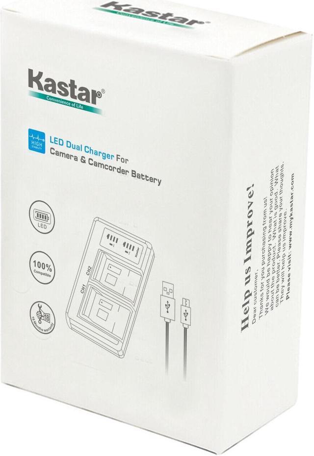 Alt view image 6 of 6 - Kastar 3-Pack Battery and LTD2 USB Charger Compatible with Sony NP-BD1 Battery, BC-CSD BC-CS3 Charger, Cyber-shot DSC-T500, Sony Cyber-shot DSC-T700, Cyber-shot DSC-T900, Cyber-shot DSC-TX1 Cameras