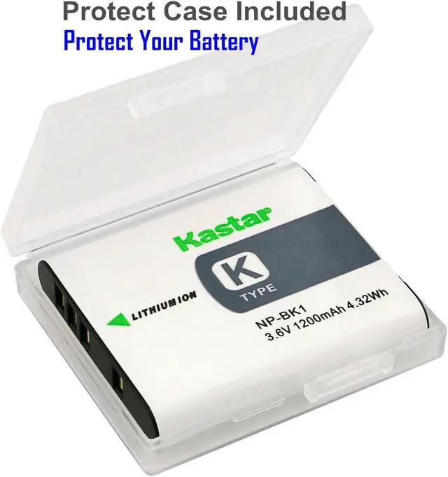 Alt view image 2 of 3 - Kastar 1-Pack Battery Replacement for Sony NP-BK1 NP-FK1 Battery, Sony K Type Battery, Sony BC-CSK Charger, Sony Cyber-shot DSC-W180, Cyber-shot DSC-W190, Cyber-shot DSC-W370 Camera