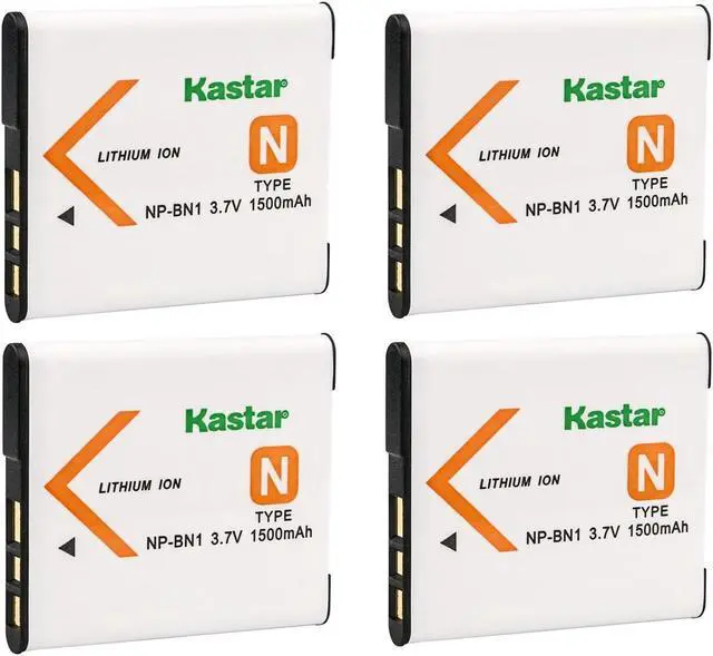 Main image of Kastar 4-Pack Battery Replacement for Sony Cyber-shot DSC-WX5, Cyber-shot DSC-WX7, Cyber-shot DSC-WX9, Cyber-shot DSC-WX10, Cyber-shot DSC-WX30, Cyber-shot DSC-WX50, Cyber-shot DSC-WX60 Camera