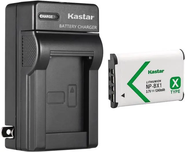 Main image of Kastar 1-Pack NP-BX1 Battery and AC Wall Charger Replacement for Sony ZV-1 Vlogging Camera, ZV-1F Vlogging Camera, Sony ZV-1 II Digital Camera, Hasselblad Stellar Special Edition Digital Camera