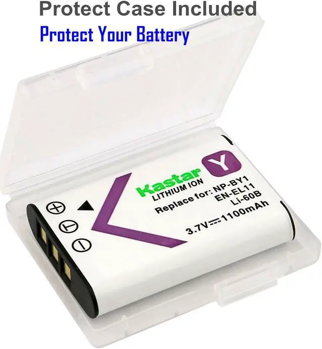 Alt view image 2 of 6 - Kastar 3-Pack Battery and LTD2 USB Charger Replacement for Nikon EN-EL11 ENEL11 Battery, Nikon MH-64 MH64 Charger, NIKON COOLPIX S550 COOLPIX S560 Digital Cameras