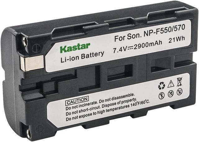 Kastar 1-Pack NP-F550 / NP-F570 Battery and AC Wall Charger