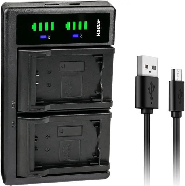 Main image of Kastar NP-FH50 LTD2 USB Battery Charger Replacement for Sony HDR-TG5, HDR-TG7, HDR-UX10, HDR-UX19, HDR-UX20, HDR-UX3, HDR-UX5, HDR-UX7, HDR-UX9 Camera, Sony NP-FH30 NP-FH40 NP-FH50 Battery