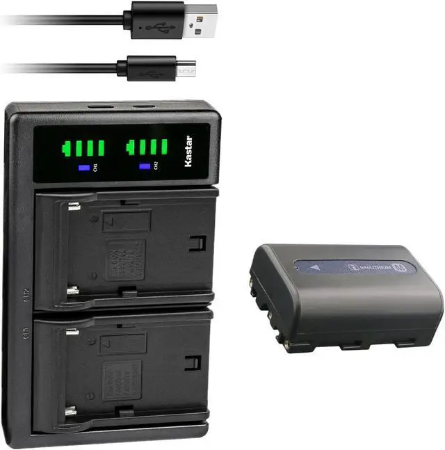 Main image of Kastar 1-Pack NP-FM50 Battery and LTD2 USB Charger Replacement for Sony DCR-TRV17, DCR-TRV18, DCR-TRV19, DCR-TRV20, DCR-TRV22, DCR-TRV23, DCR-TRV24, DCR-TRV25, DCR-TRV30, DCR-TRV33, DCR-TRV38 Camera