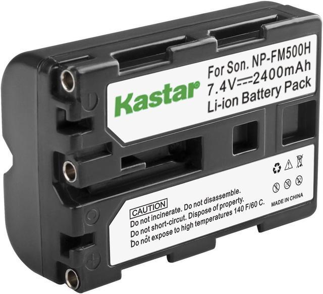 Kastar 1-Pack NP-FM500H Battery 7.4V 2400mAh Replacement for Sony