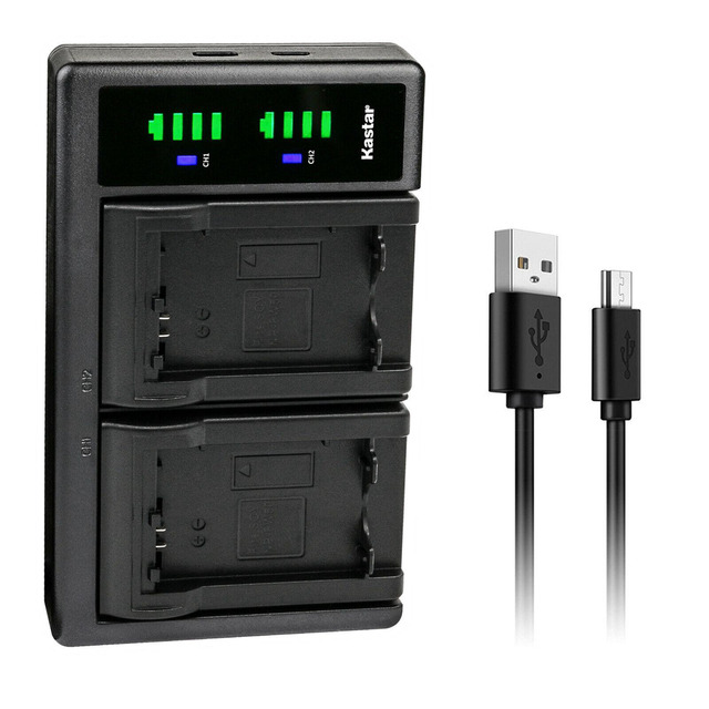 Kastar LCD Wall Charger For Sony NP-FW50 – Fits ILCE-6100 Alpha A6100, BC-VW1 – 1650mAh Li-Ion