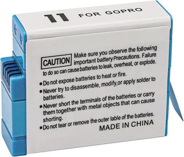 Alt view image 2 of 3 - Kastar Battery 2-Pack Replacement for GoPro ADDBD-211 ADBAT-001 ADDBD-001 Battery, GoPro HERO11 HERO 11 Black Action, GoPro HERO10 HERO 10 Black Edition, GoPro HERO9 HERO 9 Black Edition Action Camera