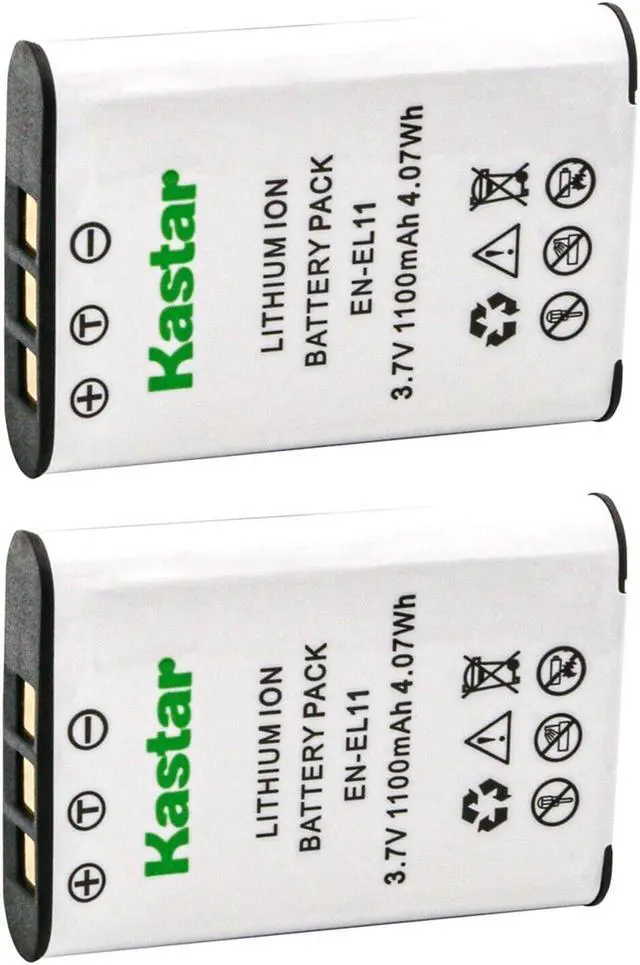 Main image of Kastar Battery 2-Pack Replacement for Pentax D-LI78 Battery, Pentax D-BC78 Charger, Pentax Optio L50, Optio M50, Optio M60, Optio S1, Optio V20, Optio W60, Optio W80