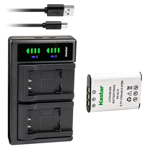 thumbnail image 2 of Kastar DB-L20 Battery Charger Kit – 1400mAh Li-Ion – For Sanyo VPC-CG9, E1, E2, E6, E7, S7 Camcorders/Cameras 2 of 6