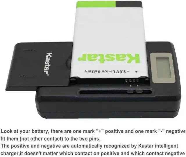 Alt view image 4 of 6 - Kastar BL-5B Smart LCD Charger Replacement for SVP CyberSnap-901, CyberSnap-LS, SVP DC-12V, DC-12V-2, DC-12VX, SVP HDDV-1500, SVP XTHINN-12V, XTHINN-12VX, XTHINN-12VXB, XTHINN-590