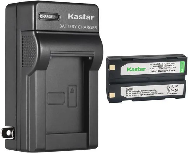 Main image of Kastar 1-Pack Ei-D-Li1 Battery and AC Wall Charger Replacement for Trimble 29518 38403 46607 52030 52030 54344, Trimble 5700 GPS TRANSMITTER, External Radio 2.4Ghz, MT1000 Data Collector GPS