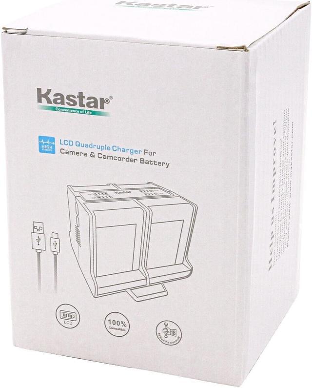 Alt view image 5 of 5 - Kastar Quadruple Battery Charger Compatible with Canon NB-6L NB6L, NB-6LH NB6LH Battery, Canon CB-2LY Charger, Canon IXY Digital 25 IS, Digital IXUS 200 IS, Digital IXUS 210 Digital Camera
