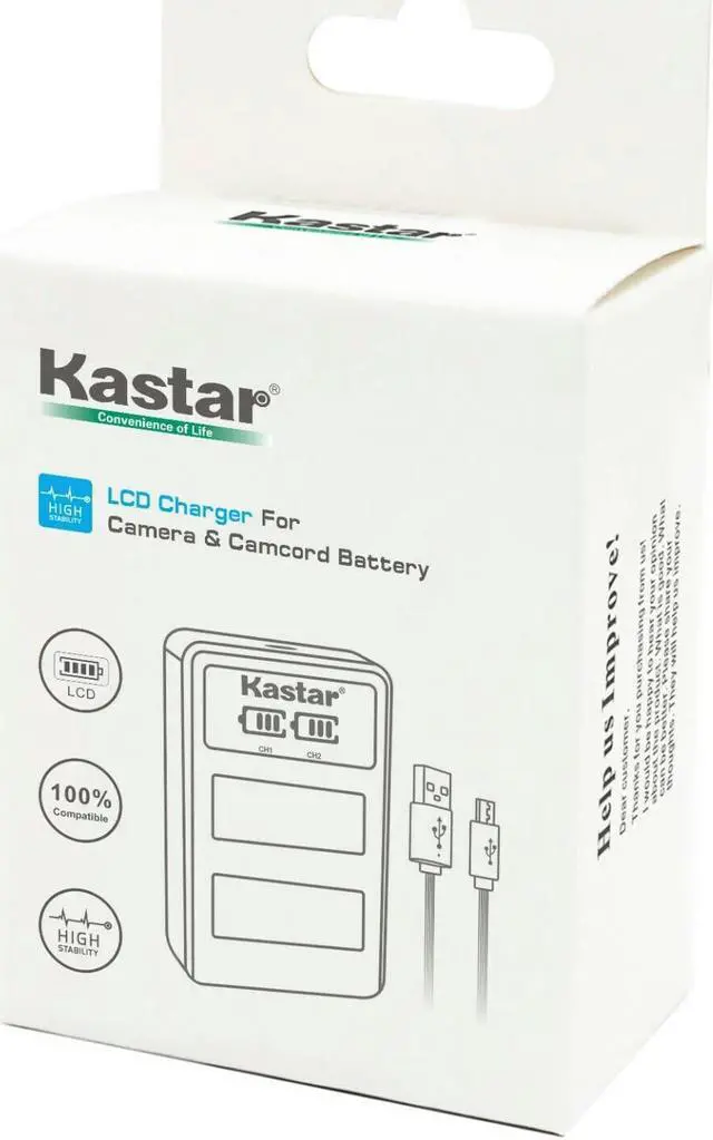 Alt view image 6 of 6 - Kastar 4-Pack EN-EL15C Battery and LED2 USB Charger Compatible with Nikon EN-EL15c EN-EL15b Battery, MH-25b Charger, Nikon Z8 Mirrorless Camera, Nikon Z 5 Z6 II Z7 II, Z5 Z6II Z7II Wirrorless Camera