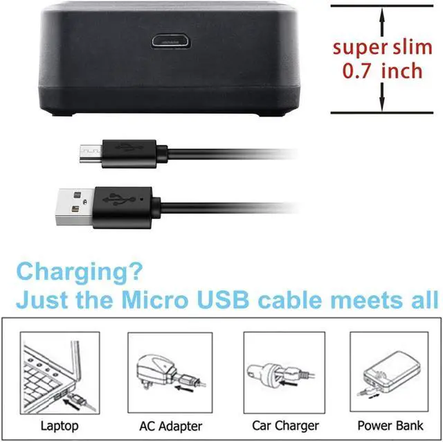 Alt view image 4 of 6 - Kastar 1-Pack NP-W235 Battery and LED2 USB Charger Compatible with Fujifilm GFX 100S GFX100S Medium Format Mirrorless Camera, Fujifilm GFX 50S II Medium Format Mirrorless Camera