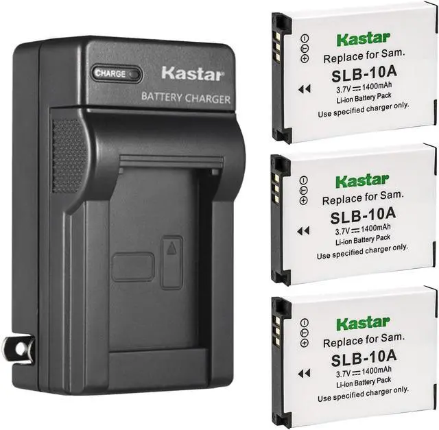 Main image of Kastar 3-Pack Battery and AC Wall Charger Replacement for SeaLife FJ-SLB-SLB10A Battery, SeaLife DC2000 Underwater Camera, WASPcam 9905 Wi-Fi, WASPcam 9906 CAMO, WASPcam 9907 4K Camera