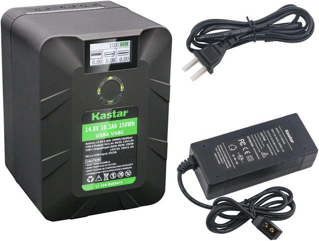 Kastar 1-Pack BP-Y150W V Mount Battery and D-Tap Charger