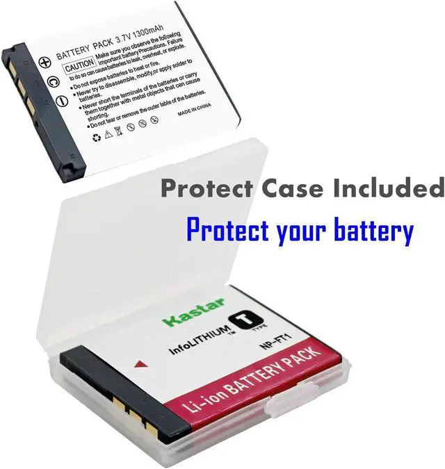 Alt view image 2 of 7 - Kastar 4-Pack Battery and Quadruple Charger Compatible with Sony Cyber-shot DSC-T1, DSC-T3, DSC-T3/B, DSC-T3S, DSC-T5, DSC-T5/B, DSC-T5/N, DSC-T5/R, DSC-T9 Digital Camera