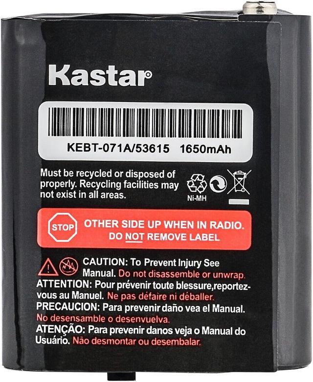 Alt view image 3 of 7 - Kastar 3-Pack Battery and LTD2 USB Charger Compatible with Motorola TalkAbout T5710, TalkAbout T5720, TalkAbout T5800, TalkAbout T5820, TalkAbout T5900, TalkAbout T5920, TalkAbout T5950 Two-Way Radio