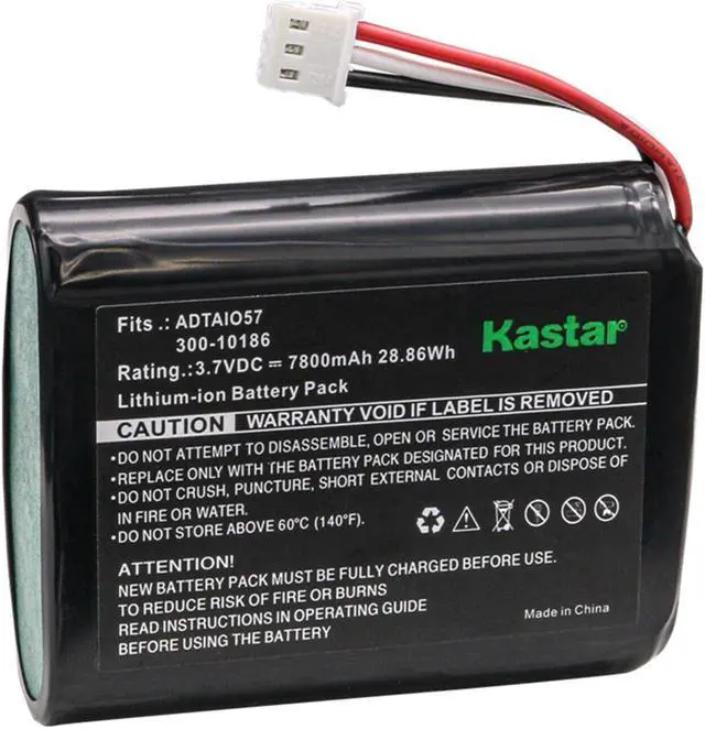 Main image of Kastar 1-Pack 300-10186 Battery Replacement for Honeywell ADT 2X16 AIO Home Security Panel ADT2X16AIO-1 ADT2X16AIO-2, Honeywell/ADT Alarm System AI05-2 AIO7-1 AIO7-2 Pro 7 ADT5AIOO