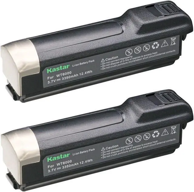 Main image of Kastar Battery 2-Pack Replacement for Zebra BT-000262 BT000262A01 BTRY-NWTRS-33MA-01 BTRY-NWTRS-33MA-02, BT000262 BTRYNWTRS33MA01 BTRYNWTRS33MA02 Barcode Scanner Battery