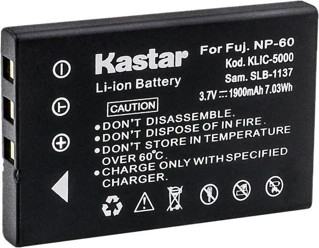 Main image of Kastar 1-Pack Battery Replacement for 02491-0006-10 02491-0009-01 02491-0012-01 02491-0017-00 02491-0017-01 02491-0019-00 02491-0060-00 02491-0060-08 084-07042L-004 DV-5000G DV-5000Z DV-5580Z