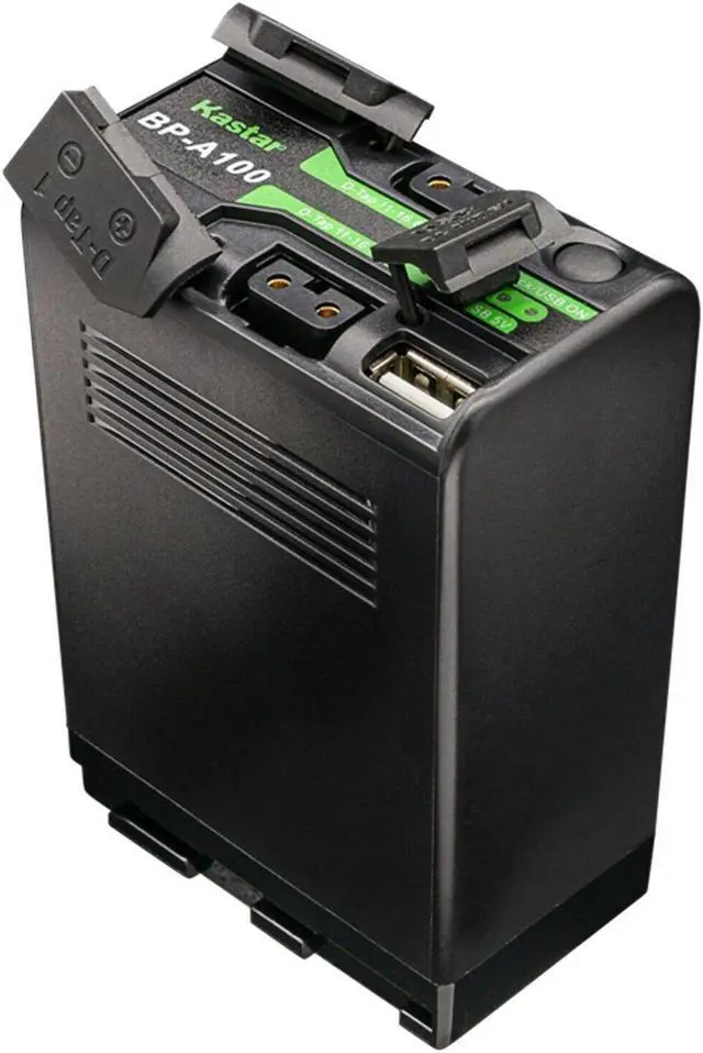 Alt view image 2 of 7 - Kastar BP-A100 Battery 2 Pack and Dual D-Tap Charger for Canon BP-A30 BP-A60 BP-A65 BP-A68 BP-A90 BP-A100 US 0870C002 Battery, CG-A10 CG-A20 Charger, Canon EOS C200, EOS C200B Cinema Camera