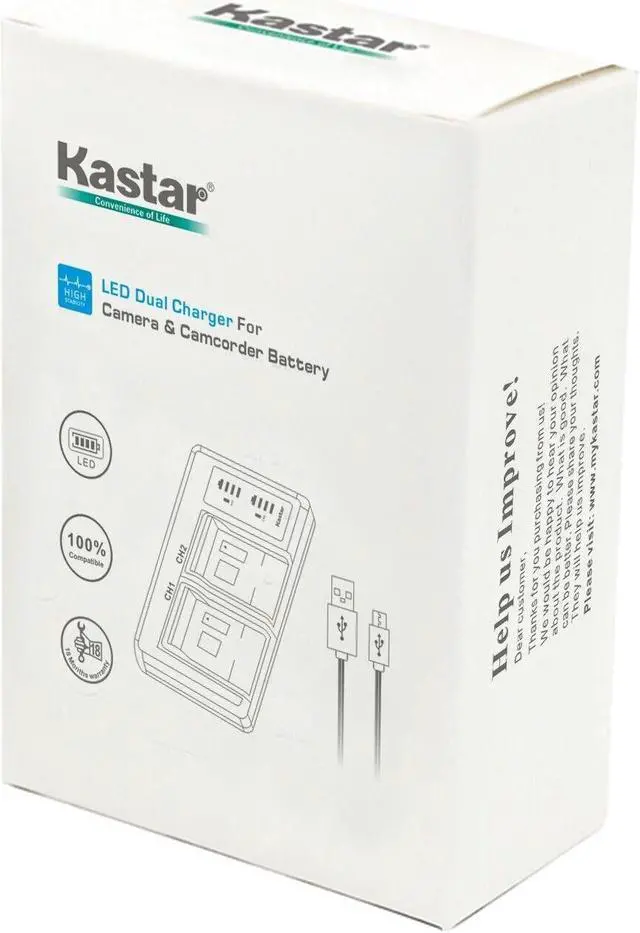 Alt view image 7 of 7 - Kastar LTD2 USB Battery Charger Compatible with GoPro HERO12 HERO 12 Black Action, GoPro HERO11 HERO10 HERO9 Camera, GoPro ADDBD-212 ADBAT-001 ADDBD-001 Battery