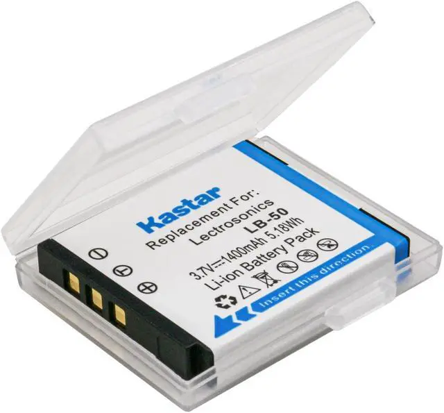 Alt view image 3 of 7 - Kastar 1-Pack Battery and LTD2 USB Charger Compatible with Lectrosonics LB-50 Battery, Lectrosonics 40117, Lectrosonics SSM Transmitter & IFBR1B Receiver, IFBR1B Bodypack Receiver