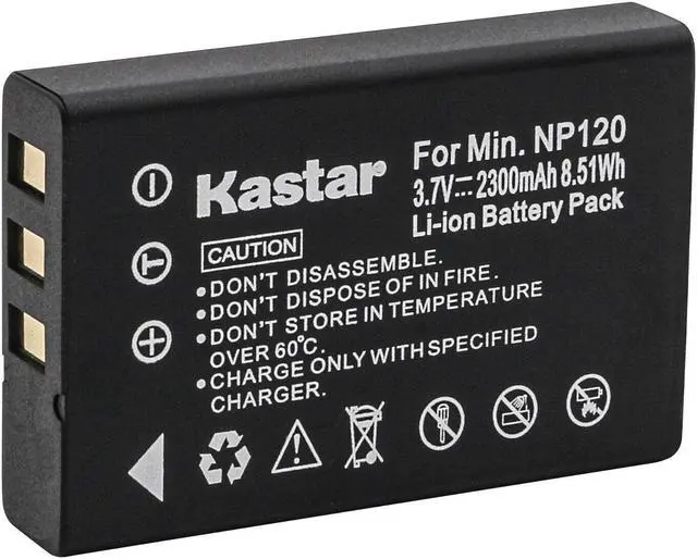 Main image of Kastar 1-Pack Battery Replacement for Ordro HDV-V12, HDV-V88, HDV-Z7, HDV-Z10, HDV-Z16, HDV-Z79, HDV-108, HDV-760, HDV-P72, HDR-AC1, HDR-AC3, HDR-AC5, HDR-AZ50 Digital Cameras