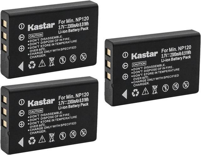 Main image of Kastar 3-Pack Battery Replacement for Ricoh DB-43, Ricoh Caplio 300G, Caplio 400G wide, Caplio 500G, Caplio 500G wide, Caplio 500SE, Caplio G3, Caplio G3 model M, Caplio G3 model S, Caplio G3S Cameras