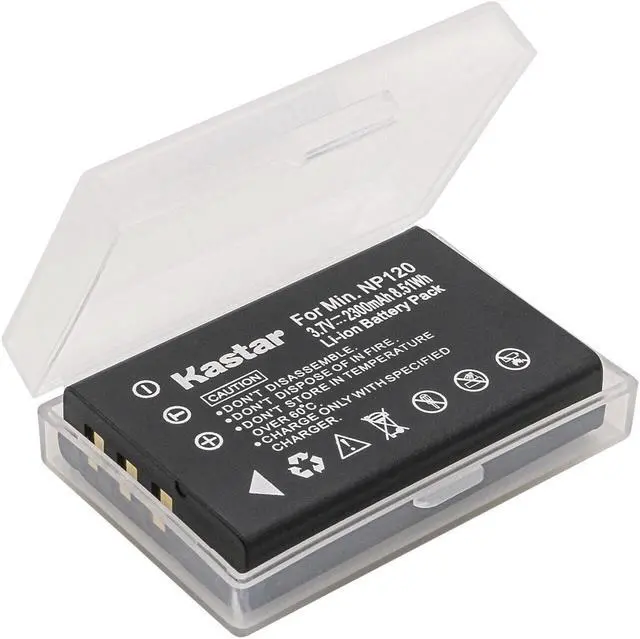 Alt view image 2 of 6 - Kastar 2-Pack Battery and LTD2 USB Charger Replacement for Toshiba CAMILEO H30, CAMILEO X100, Minolta MN80NV, CONTAX Tvs Digital Cameras