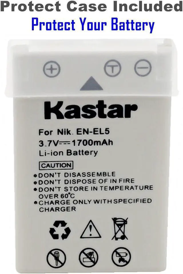 Alt view image 2 of 6 - Kastar 3 Pack EN-EL5 Battery and Triple Charger Compatible with Nikon Coolpix P100, Coolpix P500, Coolpix P510, Coolpix P520, Coolpix P530, Coolpix P5000, Coolpix P5100, Coolpix P6000 Camera