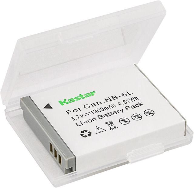 Alt view image 2 of 6 - Kastar 2-Pack Battery and AC Wall Charger Replacement for Canon Digital IXUS 105, Digital IXUS 105 IS, PowerShot D10, PowerShot D20, PowerShot D30, PowerShot ELPH 500 HS, PowerShot S90, PowerShot S95