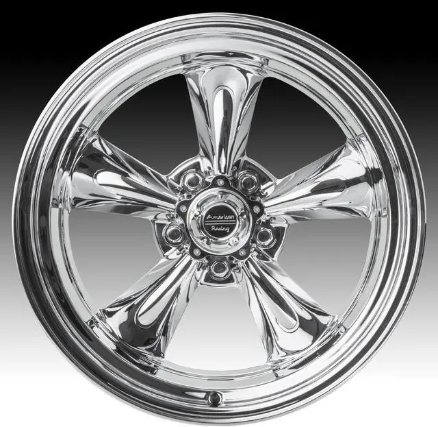 Alt view image 3 of 4 - American Racing Vintage VN615 Torq Thrust II Chrome 15x6 5x114.3 -6mm (VN6155665)