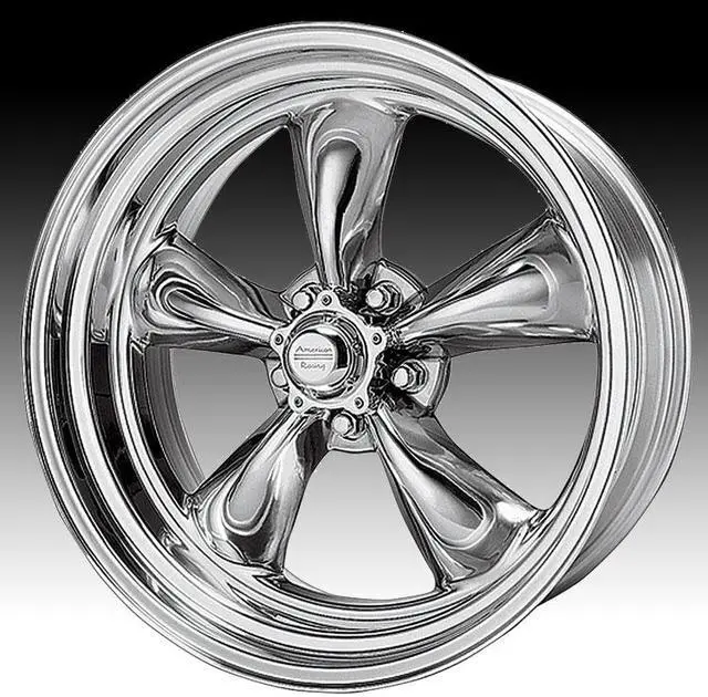 Main image of American Racing Vintage VN515 Torq Thrust II Polished 15x10 5x127 -44mm (VN5155173)