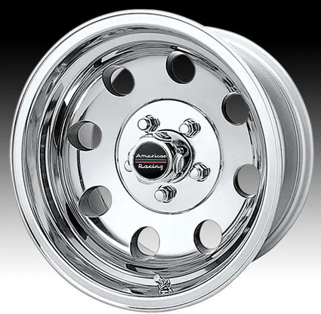 Alt view image 2 of 3 - American Racing AR172 Baja Polished 17x9 8x165.1 -12mm (AR1727982)
