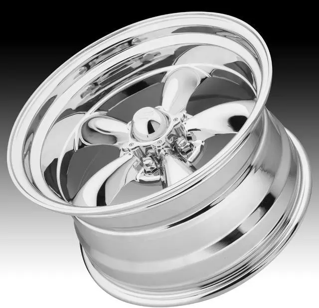 Alt view image 4 of 4 - American Racing Vintage VN615 Torq Thrust II Chrome 15x6 5x114.3 -6mm (VN6155665)