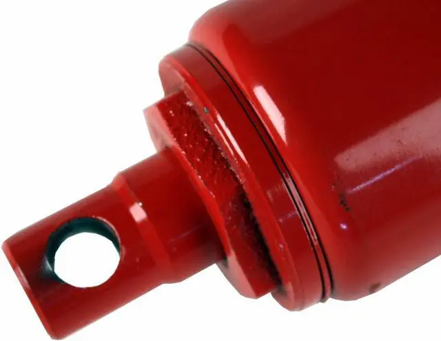 Alt view image 4 of 7 - Dragway Tools 8 Ton Hydraulic and Air Long Ram for Engine Hoist Cherry Picker Shop Crane Jack