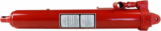 Alt view image 5 of 7 - Dragway Tools 8 Ton Hydraulic and Air Long Ram for Engine Hoist Cherry Picker Shop Crane Jack