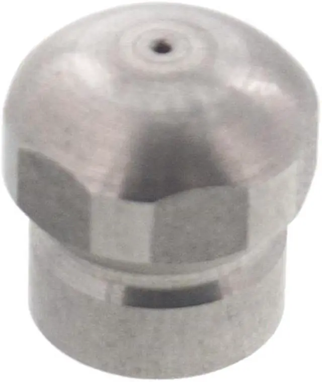 Alt view image 6 of 7 - Scheiffer Sewer Jetting Kit - Ball Valve Hose Reel 1/8" x 100' Sewer Jetting Hose Button Nose and Rotating Nozzles